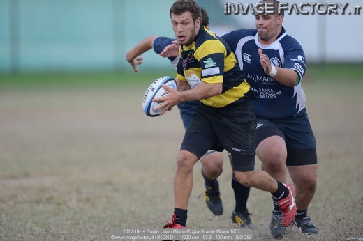 2012-10-14 Rugby Union Milano-Rugby Grande Milano 1607